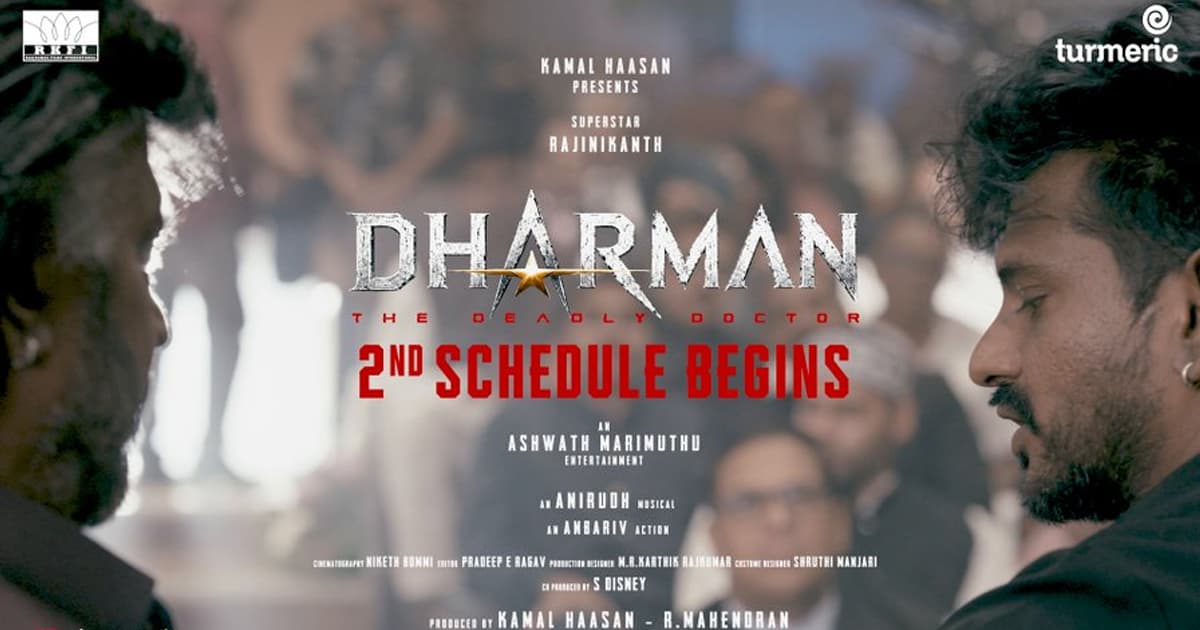 Rajinikanth's Dharman Enters Second Schedule, Director Ashwath Marimuthu at the Helm